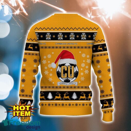 Cambridge United F.C 3D Ugly Christmas Sweater For Men And Women Sport Fans Product Photo 3