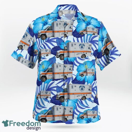 Camdenton, Missouri, Camden County Ambulance District Hawaiian Shirt Product Photo 3