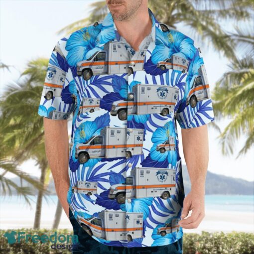 Camdenton, Missouri, Camden County Ambulance District Hawaiian Shirt Product Photo 4