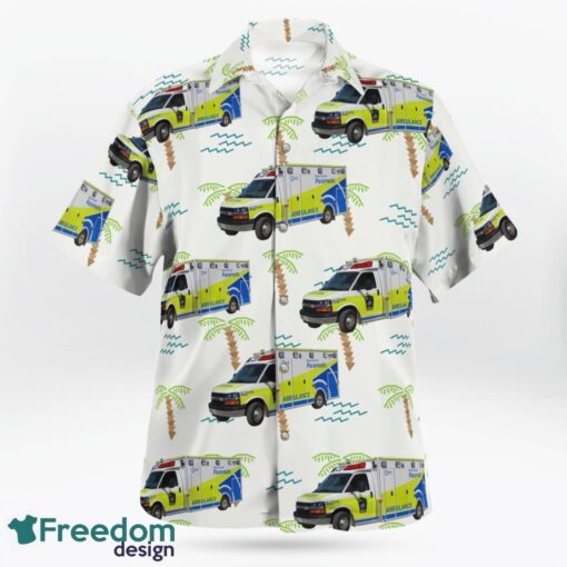 Canada, Grey County Paramedics Hawaiian Shirt Product Photo 3