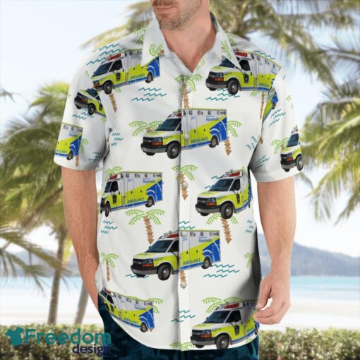 Canada, Grey County Paramedics Hawaiian Shirt Product Photo 4