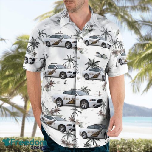 Cape Girardeau County Sheriff Dodge Charger 3D Hawaiian Shirt Product Photo 4