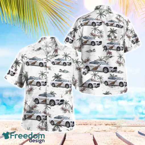 Cape Girardeau County Sheriff Dodge Charger 3D Hawaiian Shirt Product Photo 1