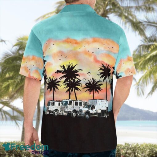 Capitol Heights, Maryland, Boulevard Heights Volunteer Fire and Rescue Department Hawaiian Shirt Summer Beach Shirt Product Photo 2