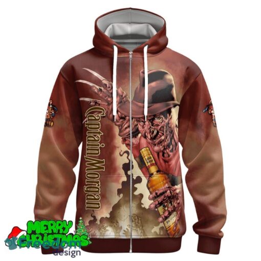 Captain Morgan Halloween Freddy Krueger Hoodie Zip Hoodie For Men Women Gift Halloween - Captain Morgan Halloween Freddy Krueger Hoodie & Zip Hoodie_5