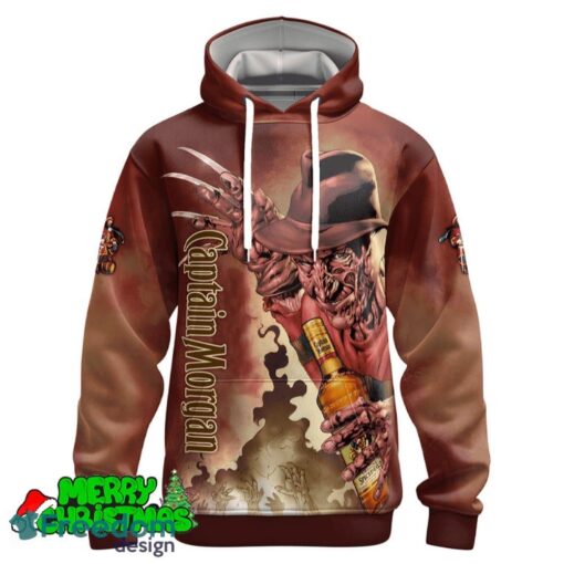 Captain Morgan Halloween Freddy Krueger Hoodie Zip Hoodie For Men Women Gift Halloween - Captain Morgan Halloween Freddy Krueger Hoodie & Zip Hoodie_1