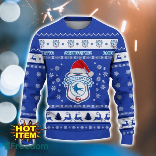 Cardiff City F.C 3D Ugly Christmas Sweater All Over Printed Sweater Christmas Gift Product Photo 2