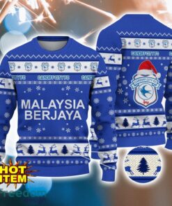 Cardiff City F.C 3D Ugly Christmas  Sweater For Men And Women Sport Fans