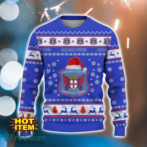 Carlisle United 3D Ugly Christmas Sweater For Men And Women Sport Fans Product Photo 2