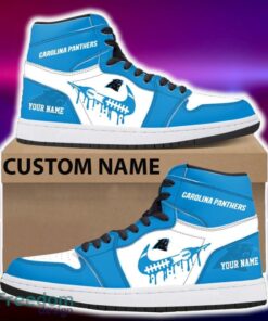 Carolina Panthers Air Jordan Hightop Shoes New Custom Name For Fans Gift Sneaker