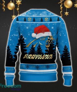 Carolina Panthers Car For Fans 3D Sweater Ugly Christmas Santa Hat Tree Gift For Men Women - Carolina Panthers Ugly Christmas Sweater_3
