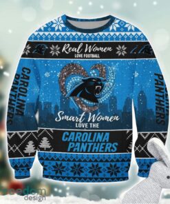 Carolina Panthers Logo Ugly Christmas Sweater For Fans Men And Women Christmas Gift Ideas Product Photo 1