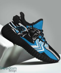 Carolina Panthers Speedsters Yeezy Running Shoes For Fans Gift Men Women - Carolina Panthers Speedsters Yeezy Boost Running Shoes_2