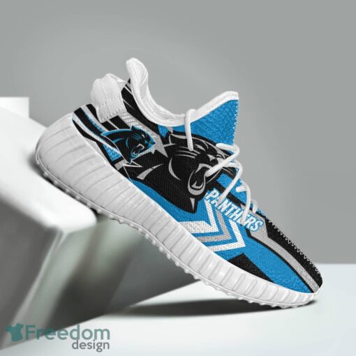 Carolina Panthers Speedsters Yeezy Running Shoes For Fans Gift Men Women - Carolina Panthers Speedsters Yeezy Boost Running Shoes_6