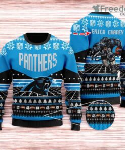 Carolina Panthers Ugly Sweater Mascot NFL Christmas Gifts for big fans