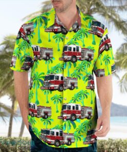 Cary Fire Department Cary, North Carolina Aloha Hawaiian Shirt Beach Gift Shirt Product Photo 3