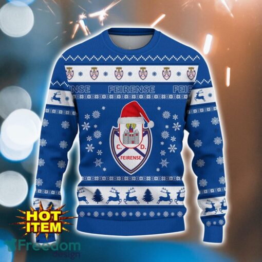 C.D. Feirense 3D Ugly Christmas Sweater For Men And Women Sport Fans Product Photo 2