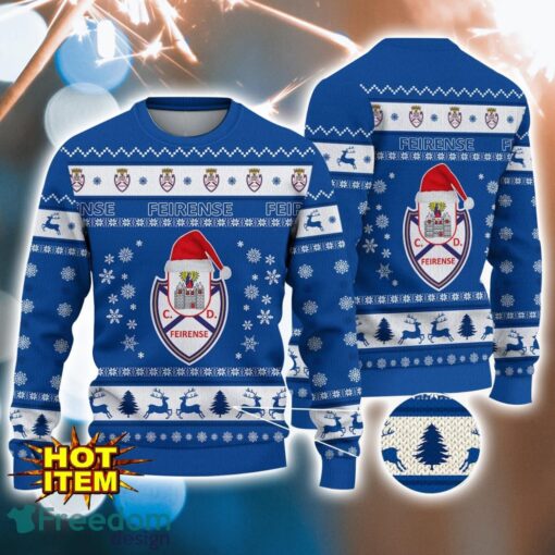 C.D. Feirense 3D Ugly Christmas Sweater For Men And Women Sport Fans Product Photo 1