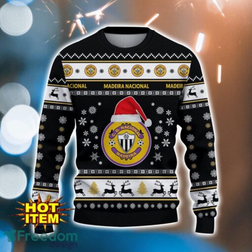 C.D. Nacional 3D Ugly Christmas Sweater For Men And Women Sport Fans Product Photo 2