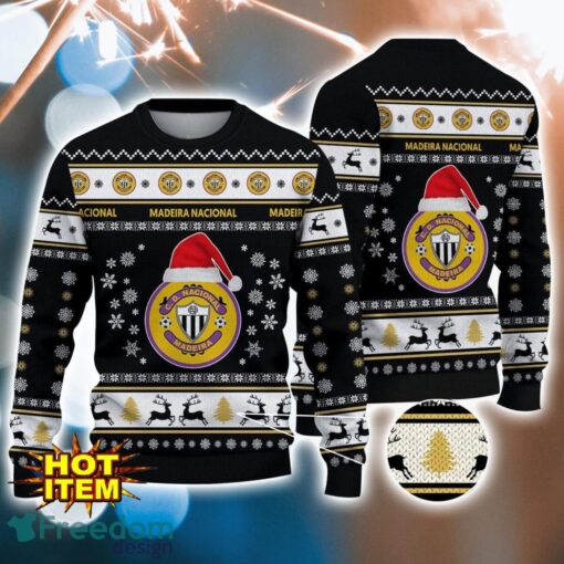 C.D. Nacional 3D Ugly Christmas Sweater For Men And Women Sport Fans Product Photo 1