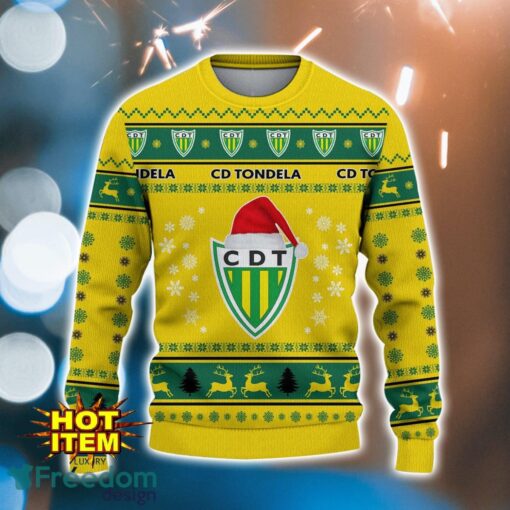 C.D. Tondela 3D Ugly Christmas Sweater For Men And Women Sport Fans Product Photo 2