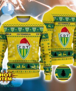 C.D. Tondela 3D Ugly Christmas Sweater For Men And Women Sport Fans Product Photo 1