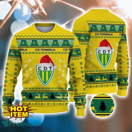 C.D. Tondela 3D Ugly Christmas Sweater For Men And Women Sport Fans Product Photo 1