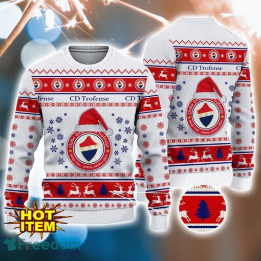 C.D. Trofense 3D Ugly Christmas Sweater For Men And Women Sport Fans Product Photo 1