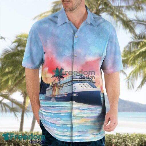 Celebrity Cruises Celebrity Beyond Hawaiian Shirt Beach Summer Shirt Product Photo 3