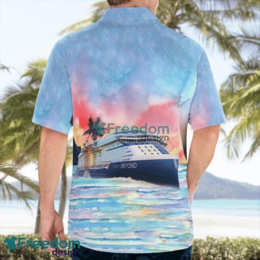 Celebrity Cruises Celebrity Beyond Hawaiian Shirt Beach Summer Shirt Product Photo 4