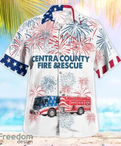 Central County Fire & Rescue, Missouri 4th Of July Hawaiian Shirt Beach Shirt For Men And Women Product Photo 3