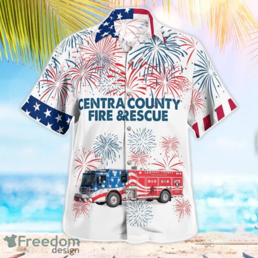 Central County Fire & Rescue, Missouri 4th Of July Hawaiian Shirt Beach Shirt For Men And Women Product Photo 3