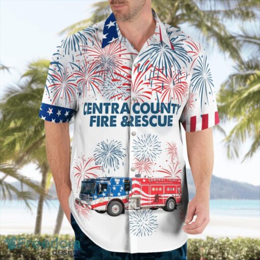 Central County Fire & Rescue, Missouri 4th Of July Hawaiian Shirt Beach Shirt For Men And Women Product Photo 4