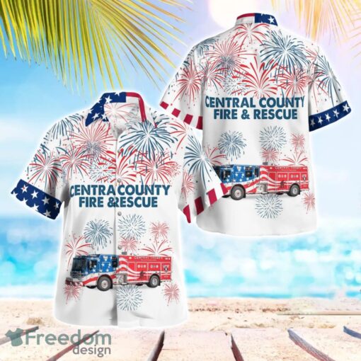 Central County Fire & Rescue, Missouri 4th Of July Hawaiian Shirt Beach Shirt For Men And Women Product Photo 1