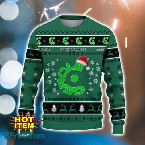 Cercle Brugge K.SV 3D Ugly Christmas Sweater All Over Printed Sweater Christmas Gift Product Photo 2