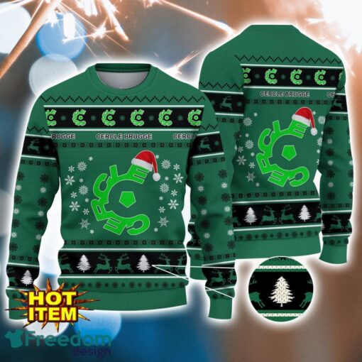 Cercle Brugge K.SV 3D Ugly Christmas Sweater All Over Printed Sweater Christmas Gift Product Photo 1