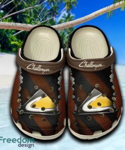 Challenger Modern Clogs Shoes Brown Beach Logo Car For Fans Hot Holidays Gift Clogs Shoes