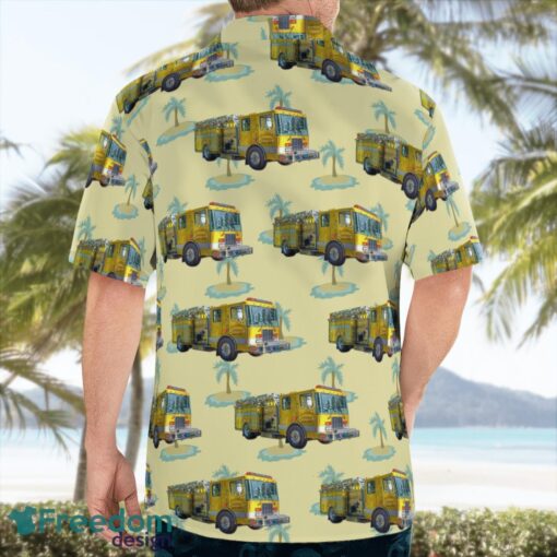 Charlevoix Township Fire Department Charlevoix, Michigan Summer Hawaiian Shirt Product Photo 1