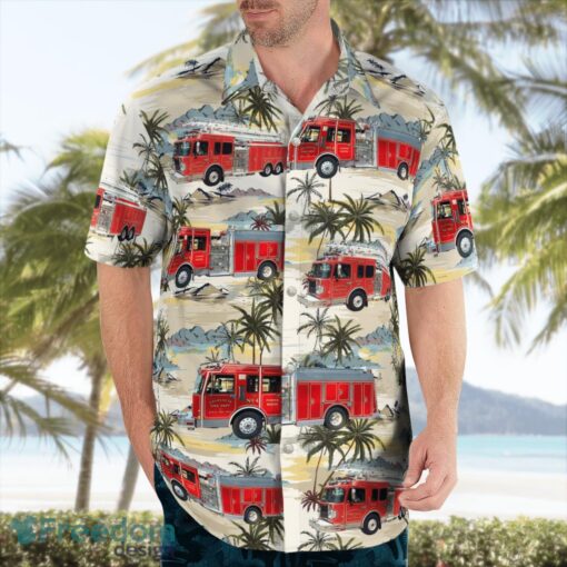Charlotte, Eaton County, Michigan, Charlotte Fire Department Hawaiian Shirt Beach Shirt For Men And Women Product Photo 4