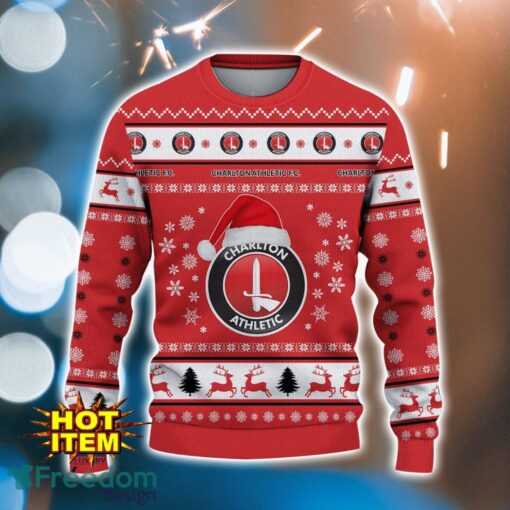 Charlton Athletic F.C 3D Ugly Christmas Sweater For Men And Women Sport Fans Product Photo 2