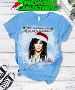 Cher Under The Christmas Tree May You Find Joy As Timeless As A Cher Melody Winter Holiday Fleece Pajama Sets For Christmas - 020824-173307