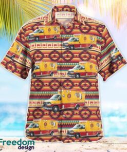 Cherokee Tribal EMS 3D Summer Aloha Hawaiian Shirt Product Photo 3