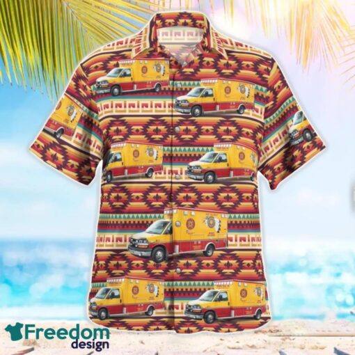 Cherokee Tribal EMS 3D Summer Aloha Hawaiian Shirt Product Photo 3