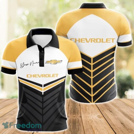 Chevrolet 3D Polo Shirt For Car Lover Golf Fans Gift Polo Shirt Custom Name Product Photo 1