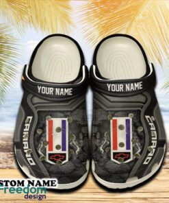 Chevrolet Camaro Car 3D Clog Shoes Gray Color For Men Women Gift Fans Summer Custom Name