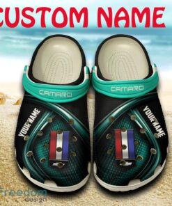 Chevrolet Camaro Clog Shoes Car Full Print For Fans Custom Name Gift Men Women