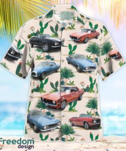 Chevrolet Camaro (first generation) 3D Summer Aloha Hawaiian Shirt Product Photo 4