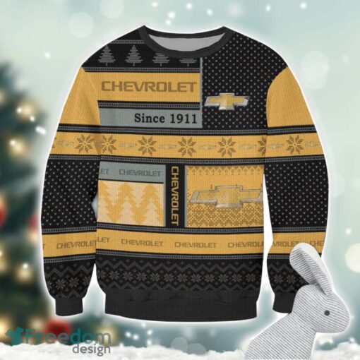 Chevrolet Logo Ugly Christmas Sweater For Fans Men And Women Christmas Gift Ideas Product Photo 2