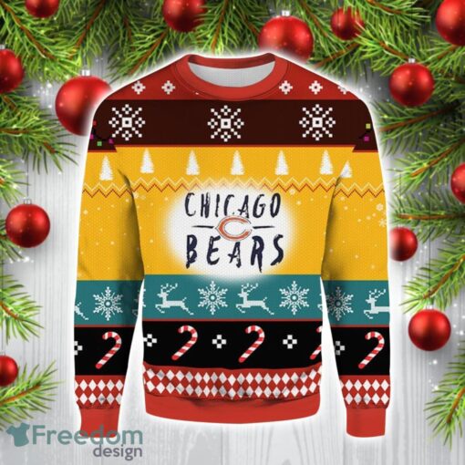 Chicago Bears Christmas Gift Ugly Christmas Sweater For Men And Women With Lights Product Photo 1