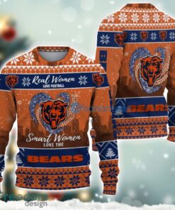 Chicago Bears Logo Ugly Christmas Sweater For Fans Men And Women Christmas Gift Ideas Product Photo 2